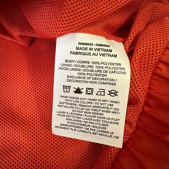 NIKE Girls Circa 72 Windrunner Windbreaker Jacket Orange/Coral DO6857-861